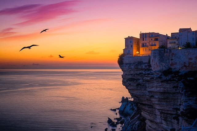 Bonifacio Sonnenuntergang